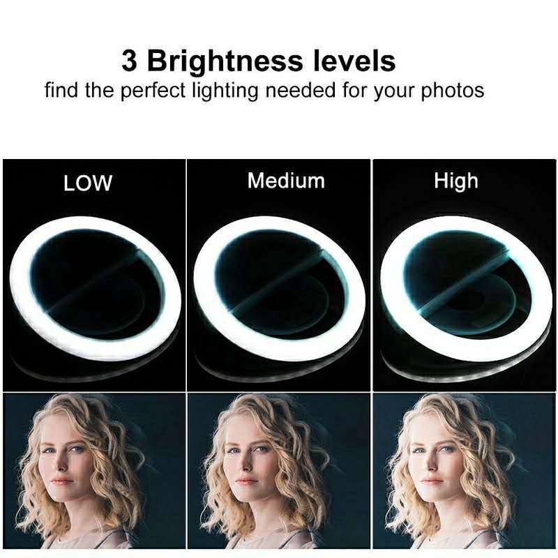 Đèn LED Selfie Vòng Sáng 3 Cấp - đánh giá và giá Photography Lighting Game