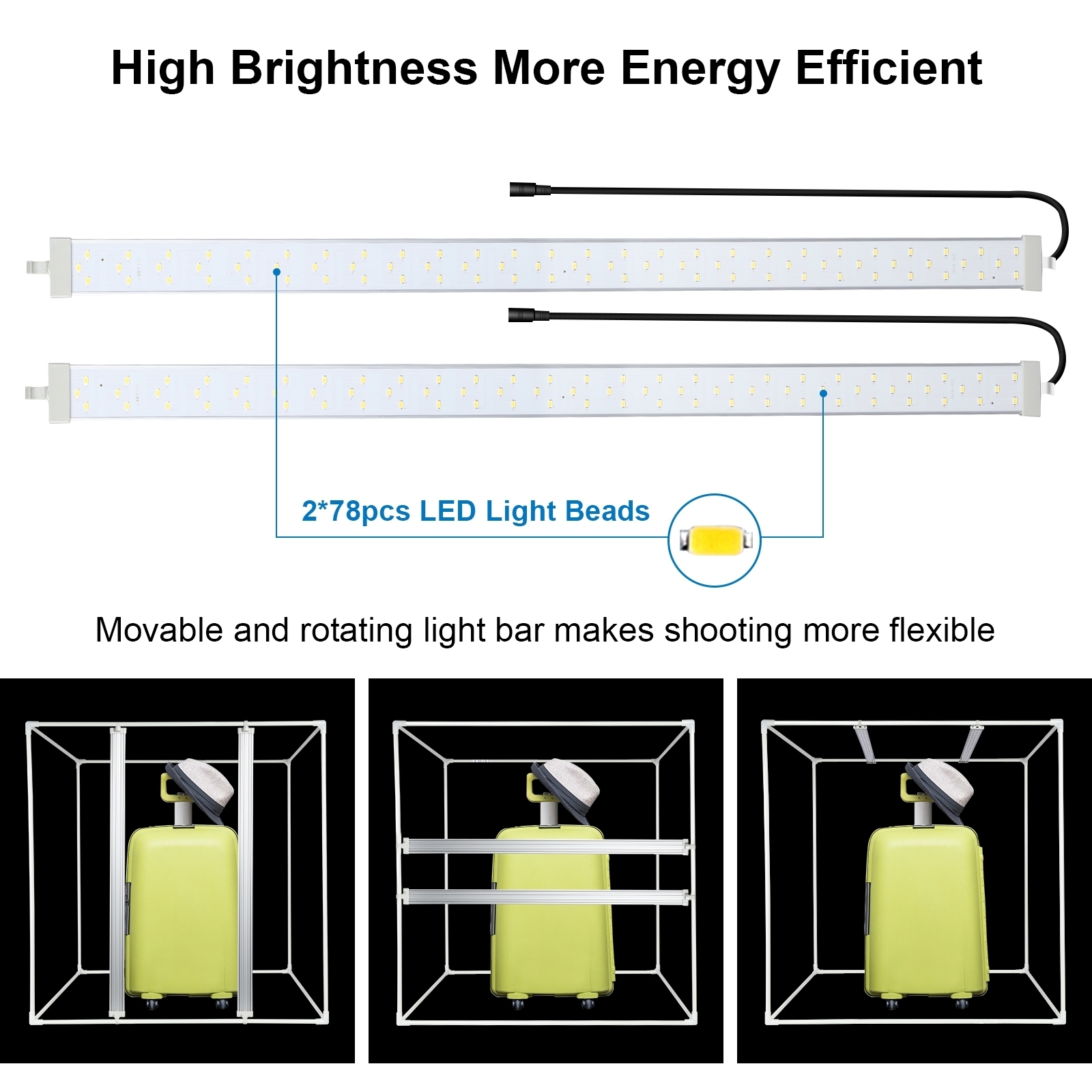 PULUZ 80cm Folding Portable 72 - đánh giá và giá Photography Lighting Kit Portable