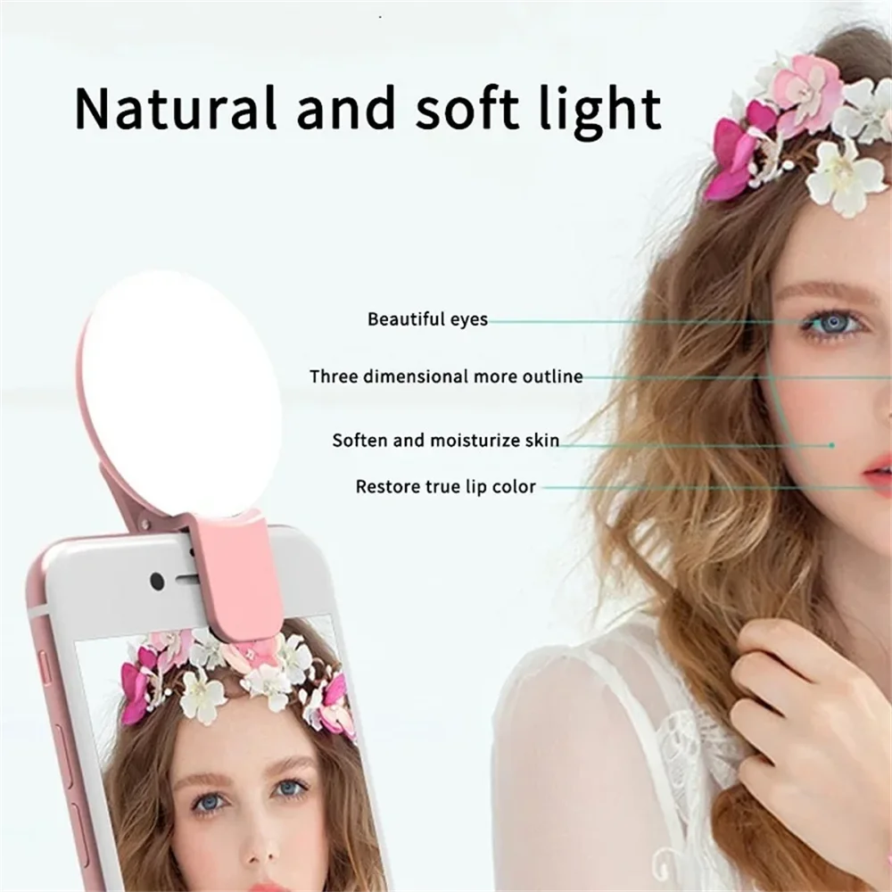 Portable Mini Selfie Ring Ligh - đánh giá và giá Photography Lighting Game