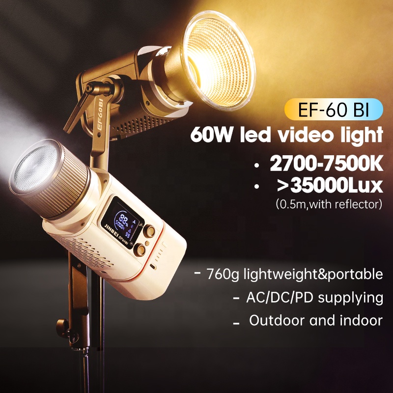 JINBEI EF-60BI 60w Photography - đánh giá và giá Photography Lighting Handheld