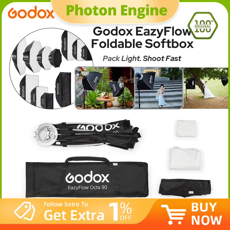 Godox EazyFlow Series Foldable - đánh giá và giá Photography Lighting Handheld
