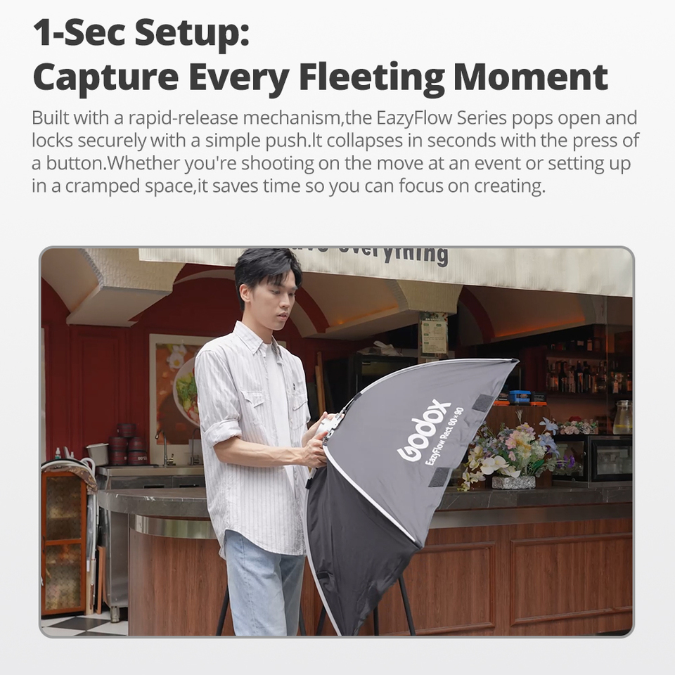 Godox EazyFlow Series Foldable - đánh giá và giá Photography Lighting Handheld